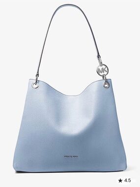 Michael Kors Christina Large Pebbled Leather Shoulder Bag NWT MK Gift Box & Bow